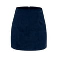 thumbnail image 4 of EDFBUYKRS Female Skirts High Waisted Skirt Plus Size Women's A Line Skirt Mini Skirt Casual High Waist Tight Skirt Slim Street Fashion Women, 4 of 5