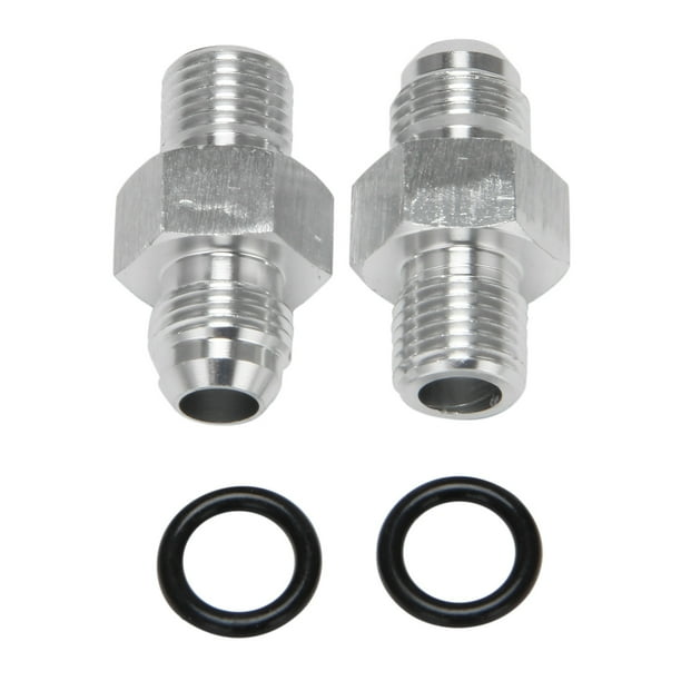 Transmission Adapter Fittings Front and Rear 6AN Flare to 1/4inch NPSM