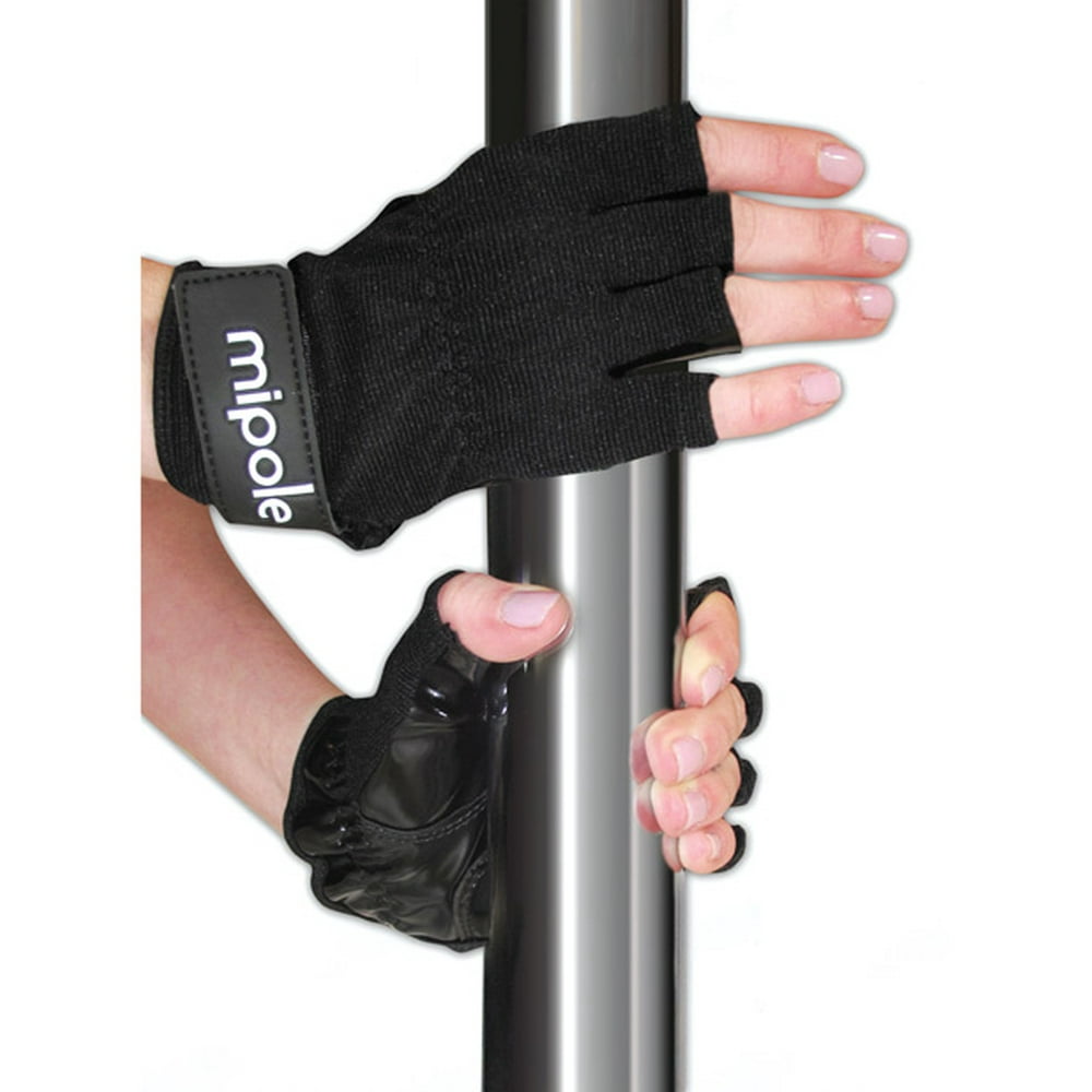 Mipole Dance Pole Gloves (pair) Small Black