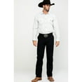 thumbnail image 6 of Wrangler Mens Riata Black Flat Front Pant, 6 of 6