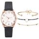 thumbnail image 1 of Reloj de pulsera para mujer de cuero con esfera verde cuadrada a la moda para mujer, conjunto de pulsera de cuarzo Wmkox8yii gfajkfgbkjabf1053, 1 of 1