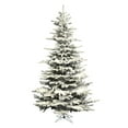 thumbnail image 3 of Vickerman 8.5' x 62" Flocked Sierra Fir Artificial Christmas Tree, Unlit, 3 of 5