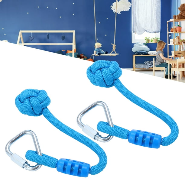 Kids Climbing Rope, Sturdy Safe 39.5cm/15.6in 200kg Load-bearing 2PCS  Climbing Knot Rope For Tie A Swing For Climbing Activity