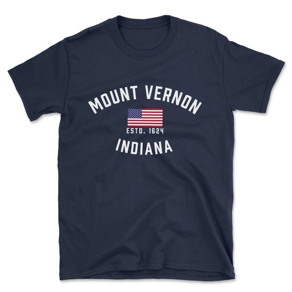Mount Vernon Indiana Patriot Men's Cotton T-Shirt