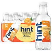 Hint Bottled Water, Tangerine- Purified Flavored Water with Zero Calories, Sugar Free, Natural Flavors - 16 Fl Oz (Pack of 12)