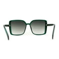 thumbnail image 4 of Luxurious Womens Thin Plastic Rectangle Diva Sunglasses Green, 4 of 4