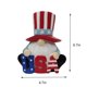 thumbnail image 5 of Decoración de Mesa con Gnomo Patriótico: Figura de Resina con Temática Estadounidense y Sombrero a Rayas para Las Celebraciones Del Día de La Independencia Del 4 de Julio, Ideal para Decorar La Repis, 5 of 6