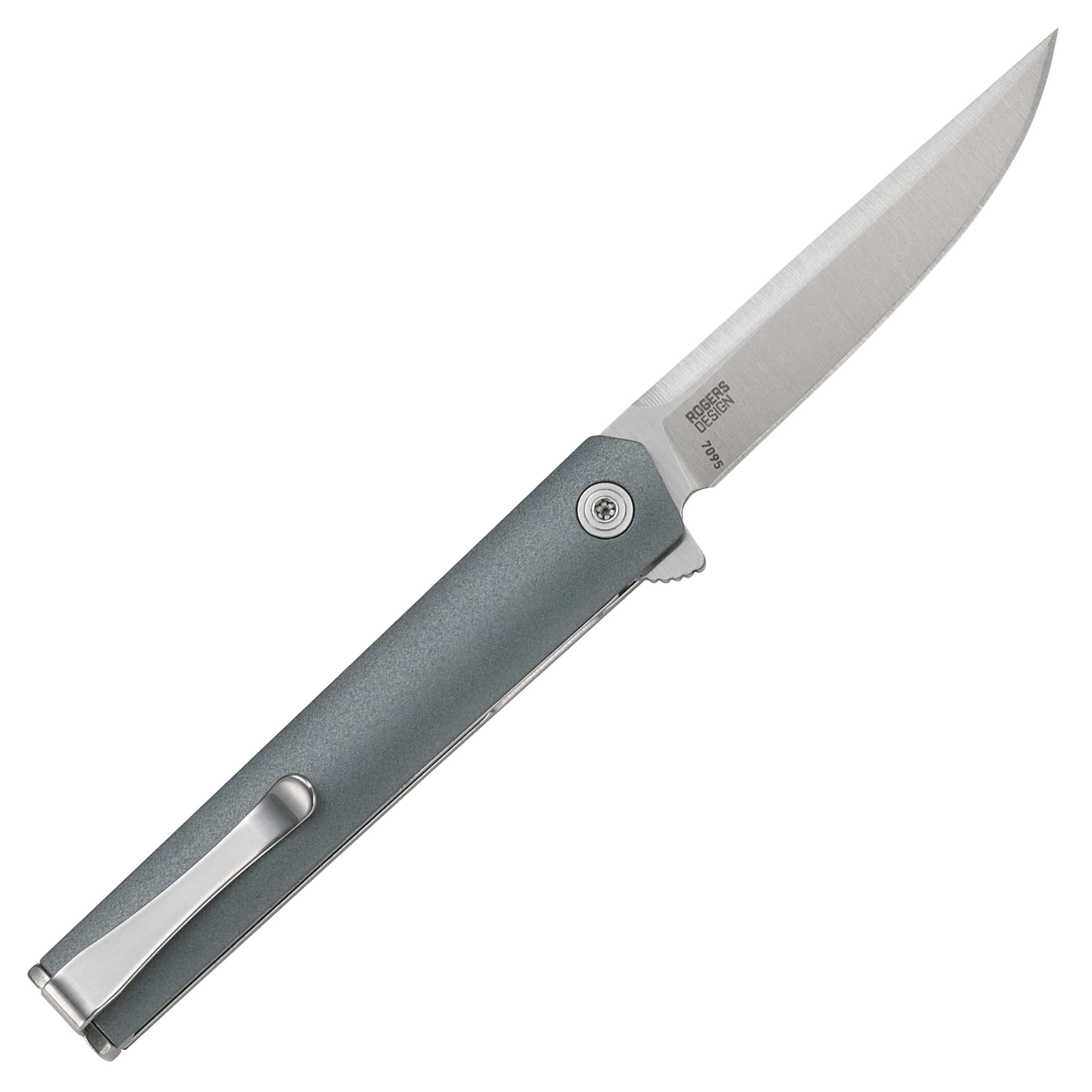 CRKT CEO Compact Everyday Carry EDC Pocket Folding Knife with Liner Lock: Stainless Steel Plain Edge Blade, Glass-Reinforced Nylon Handle, Reversible Pocket Clip, 7095