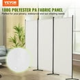 thumbnail image 5 of VEVOR Room Divider, 3 Panel Room Dividers and Folding Privacy Screens , Fabric Partition Room Dividers for Office, Bedroom, Dining Room, Study, Freestanding, White, 5 of 9