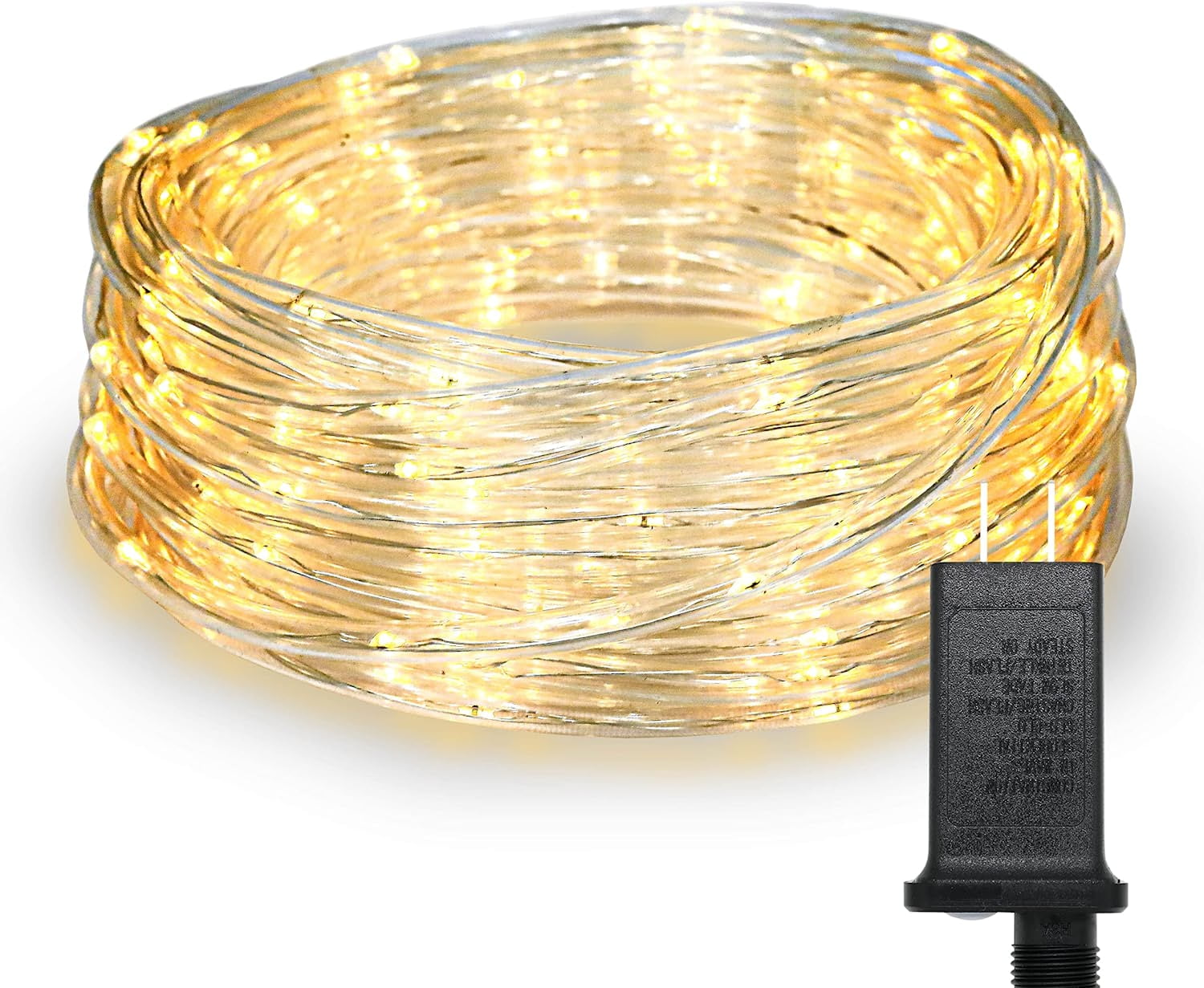 40 ft led Rope Lights Outdoor Waterproof Plug Powered with Remote