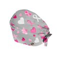 thumbnail image 3 of Nurse Cap for Women featuring Vibrant Prints crafted with Breathable Cotton for Nursing Healthcare and Kitchen Food Service with Adjustable Ties White, 3 of 6