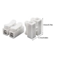 thumbnail image 3 of Youkk 100pcs Spring Quick Wire Connector Terminal Plug-in LED Strip Light Replace Tape Lightweight Lock Wires Terminals, 3 of 6