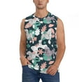 thumbnail image 2 of Picia Cute Poodle Dog mens Cotton Tank Undershirts , Moisture-wicking Ribbed Tanks, Lightweight Cotton Tank Undershirts-Medium, 2 of 8