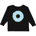 thumbnail image 3 of Inktastic Blue Donut with Sprinkles Boys or Girls Long Sleeve Toddler T-Shirt, 3 of 5