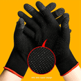 thumbnail image 7 of 4Pcs Game Gloves for Sweat Proof Non-Scratch Sensitive Screen Gaming Finger Thumb Sleeve Gloves,4 x Game Gloves,Black, 7 of 7