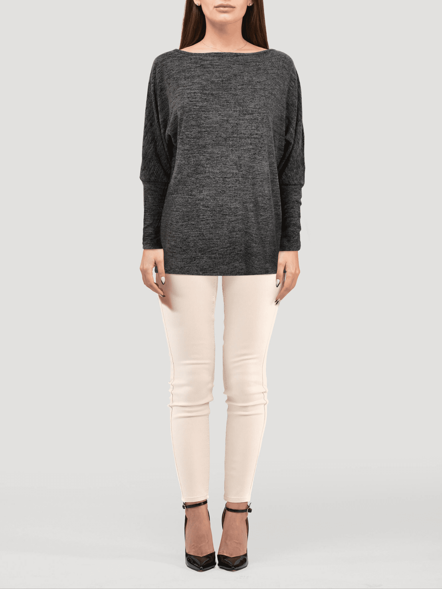 Sonja By Sonja Women's Morgan Bree Boat Neck Batwing Top