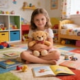 thumbnail image 2 of Teddy Bear with Red Bow Stuffed Animals Plush Toy for Children Girlfriend Family Congratulations Baby Shower Birthday 11in, 2 of 6
