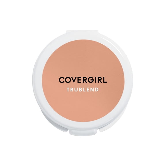 COVERGIRL TruBlend Mineral Pressed Powder, Natural Finish, Oil Control, Blurs Pores, Lightweight, Flawless, 100% Cruelty-Free
