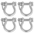 thumbnail image 3 of EeaseCA 4pcs Practical Metal Shackle Metal Shackle Lifting Shackle D-Shaped Shackle, 3 of 7
