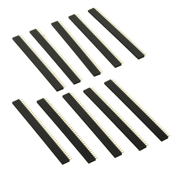 WRITWAA 20PCS Female Header Pins Breakaway PCB Board Pin Multi Plastic for Computer Breadboard