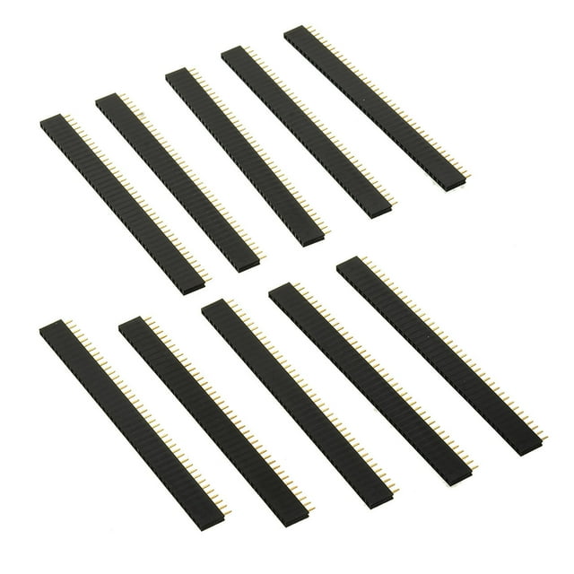WRITWAA 20PCS Female Header Pins Breakaway PCB Board Pin Multi Plastic for Computer Breadboard