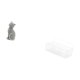 thumbnail image 5 of Figura De Gato De Resina Con Cesta Organizadora De Estante Flotante, Escultura Decorativa De Animal Para Sala De Estar, Dormitorio, Cocina, Baño Y Almacenamiento., 5 of 8