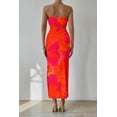thumbnail image 2 of Vestido PRETTYGARDEN Maxi Bodycon Floral Strapless M, 2 of 6