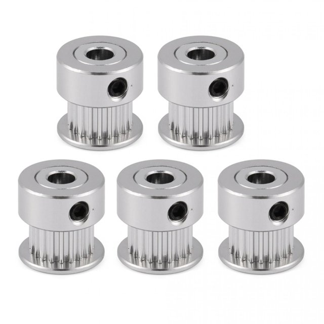 Tosuny 5Pzs Polea de Correa de Distribución 2GT 5mm / 8mm 20 Dientes de la Rueda de la polea de la Impresora 3D 6mm Cinturón Anchura de Sincronización20 Dientes 5mm) Khall DS01287-01