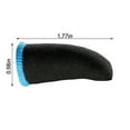 thumbnail image 3 of 2pcs Game Gloves Sweat-proof Elastic Gaming Sweat-proof Game Screen Gloves Knitted Game Controller Sleeves, Black Blue, 3 of 9