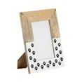 thumbnail image 2 of Sagebrook Home Picture Frame, Rustic Charm, Paw Print Design, 2 of 5