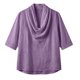 thumbnail image 4 of Neewe Women's 3/4 Sleeve Shirts Classic Solid Color Clow Neck Casual Work Tops Blouses Daily Outfits, 4 of 6