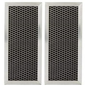 Replacement for GE JX81H, WB02X10956, Microwave Recirculating Charcoal Filter (2-Pack)