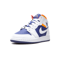 thumbnail image 4 of Jordan GRADE SCHOOL Air Jordan 1 Mid GS "White Deep Royal Blue" 554725 131 from Stadium Goods, 4 of 8