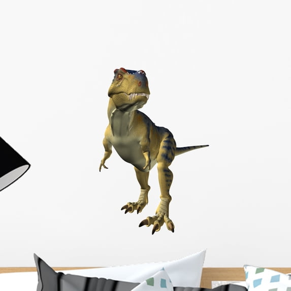 Tyrannosaurus Wall Decal by Wallmonkeys Peel and Stick Graphic (18 in H x 14 in W) WM146307