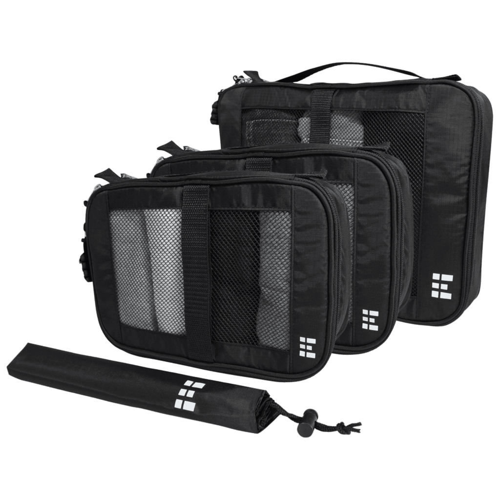 transparent packing cubes