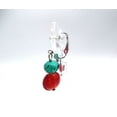 thumbnail image 4 of 3pc clip on multi colored beaded necklace, earrings and stretch bracelet set, 4 of 5