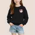 thumbnail image 6 of Atogsazn Toddler Boys Christmas Sweatshirt Kids Girls Cute Printed Long Sleeve Pullover Sweatshirt Fall Winter Tops Clothes 03-Black 9-10 Years Fashion, 6 of 8