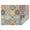 Blue Boho Bohemia, variant on Blue Ethnic Geometric Patchwork Pattern Rectangle Tablecloth 60"x84",Waterproof Polyester Rectangle Table Cloth, Wipeable Spillproof Polyester Tablecloth for Dining, Camping, Indoor and Outdoor
