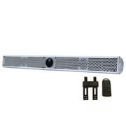 Wet Sounds Stealth 10 Ultra HD All-in-one Amplified Soundbar with Remote - White