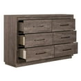 thumbnail image 5 of Liberty Furniture Industies, INC Horizons 6 Drawer Dresser in Graystone, 5 of 7
