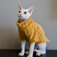 thumbnail image 2 of Suéter de gato Sphynx, camisa suave de dos patas para bebé, suéter de invierno cálido de color sólido de Cornualles, ropa para gatitos y mascotas, 2 of 5