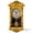 Yellow 16", variant on Clockswise 20" Plastic Grandfather Clock Realistic Wood-Grain Finish with Swinging Pendulum and Chiming Sound Battery-Operated Decorative Wall Accent for Home Office Living Room