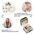 thumbnail image 4 of Sea Turtle Travel Portable Jewelry Organizer: Square Bracelet Holder, Jewelry Display, and Box for Girls and Women, 4 of 6