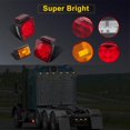 thumbnail image 3 of LIMICAR Trailer Light Kit, Trailer Lights Kit with Amber Trailer Marker Lights Trailer Wire License Plate Bracket,, 3 of 5