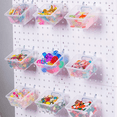 thumbnail image 3 of Kit de 24 Pcs Bacs en Plastique - Bacs avec Crochets - Accessoires pour Établi, 3 of 8
