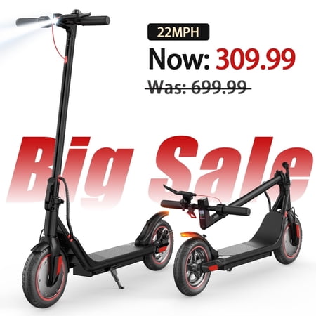 IM9 22MPH Electric Scooter for Adults, 500W Motor & 42V 7.5Ah Battery, 18 Miles Long Range, 3-Speed & Dual Braking Folding E-Scooter, Gifts for Family, Friends, EScooter For Commuting Outings