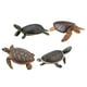 thumbnail image 3 of GOOHOCHY 4 piezas Figuras de tortugas juguetes Tortuga marina realista Modelo de tortuga de animales de plástico pequeños para la bañera de la piscina del juguete, 3 of 7