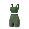 thumbnail image 1 of Ropa interior europea y americana para mujer, sin aros, cómoda, sin costuras, de talla grande, chaleco de yoga, sujetador a prueba de golpes, traje tipo bóxer, 1 of 6