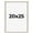 Ceruse, variant on 20x25 Frame Brown Solid Wood Picture Frame Width 0.75 Inches | Interior Frame Depth 0.5 Inches |