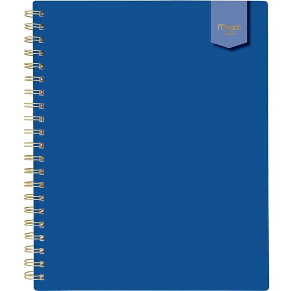 2026 Mead® Galactic Blue Large Weekly Planner